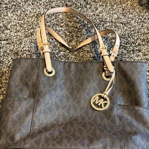 Michael Kors Dark Brown Signature Tote